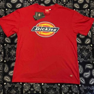 ディッキーズ(Dickies)の新品 Dickies ディッキーズ Tシャツ L レッド メンズ ユニセックス赤(Tシャツ/カットソー(半袖/袖なし))