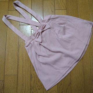 ベルメゾン(ベルメゾン)の【最終値下げ】女の子 スカート ジャンパースカート 90 新品未使用 ピンク♪(スカート)