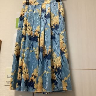 トッコクローゼット(TOCCO closet)のtocco ベロアスカート(ロングスカート)