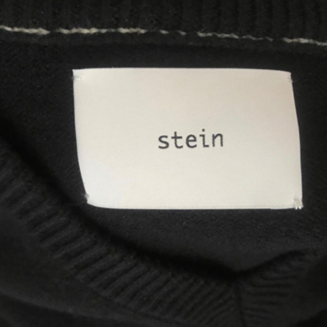 stein(シュタイン)/BACK DOUBLE KNIT VEST/Black