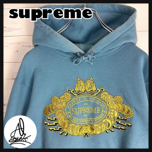 【コムドット　ゆうた】シュプリーム パーカー　Supreme Hooded 希少