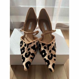 美品　アメリヴィンテージ  FLOCKY LEOPARD PUNPS