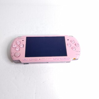 プレイステーションポータブル(PlayStation Portable)のPSP3000 プレイステーションポータブル　ブロッサムピンク　美品　本体のみ(携帯用ゲーム機本体)