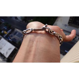 【激レア】クロムハーツ ペーパー Eチェーン シルバー ブレスレット