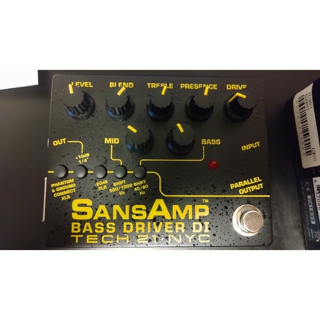 【使用感：強】Tech21 Sansamp Bass Driver DI V2のサムネイル