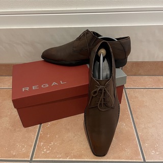 リーガル(REGAL)のリーガル革靴ビジネスシューズ　ブラウン(ドレス/ビジネス)