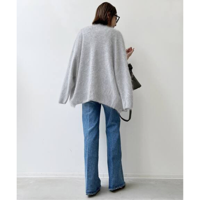 L'Appartement DEUXIEME CLASSE(アパルトモンドゥーズィエムクラス)の【HAVEL studio】CASHMERE FUR CARDIGAN レディースのトップス(カーディガン)の商品写真