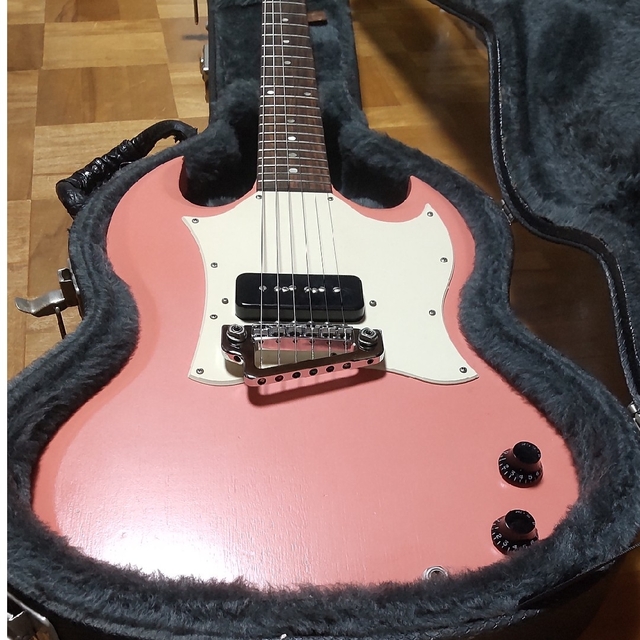 売れ筋がひクリスマスプレゼント！ Gibson PINK CORAL Junior SG LTD ...