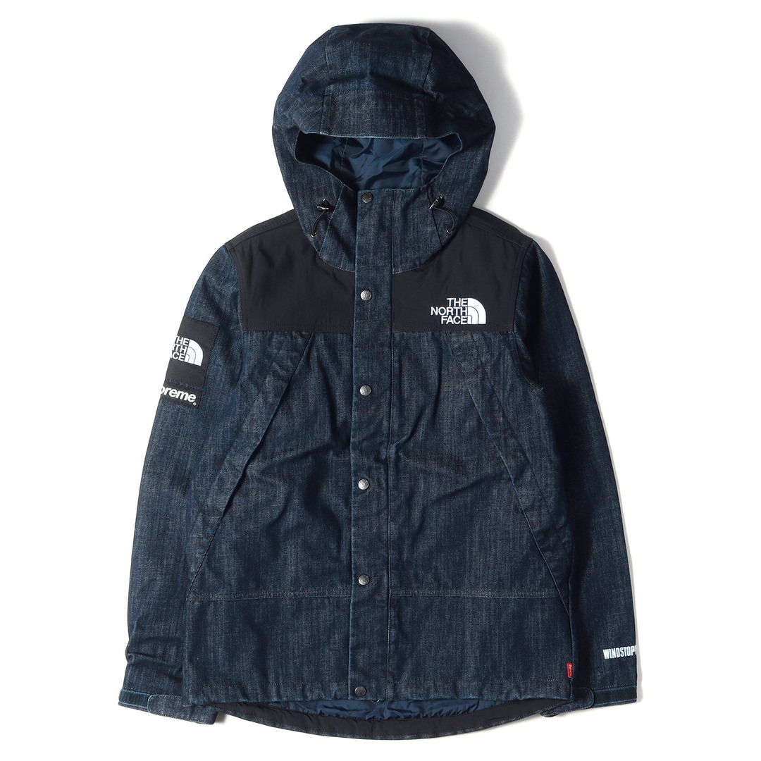 Supreme シュプリーム ジャケット THE NORTH FACE ノースフェイス デニム ドットショットジャケット マウンテンパーカー  Denim Dot Shot Jacket 15SS インディゴ S アウター コラボ【メンズ】【中古】【美品】 | フリマアプリ ラクマ