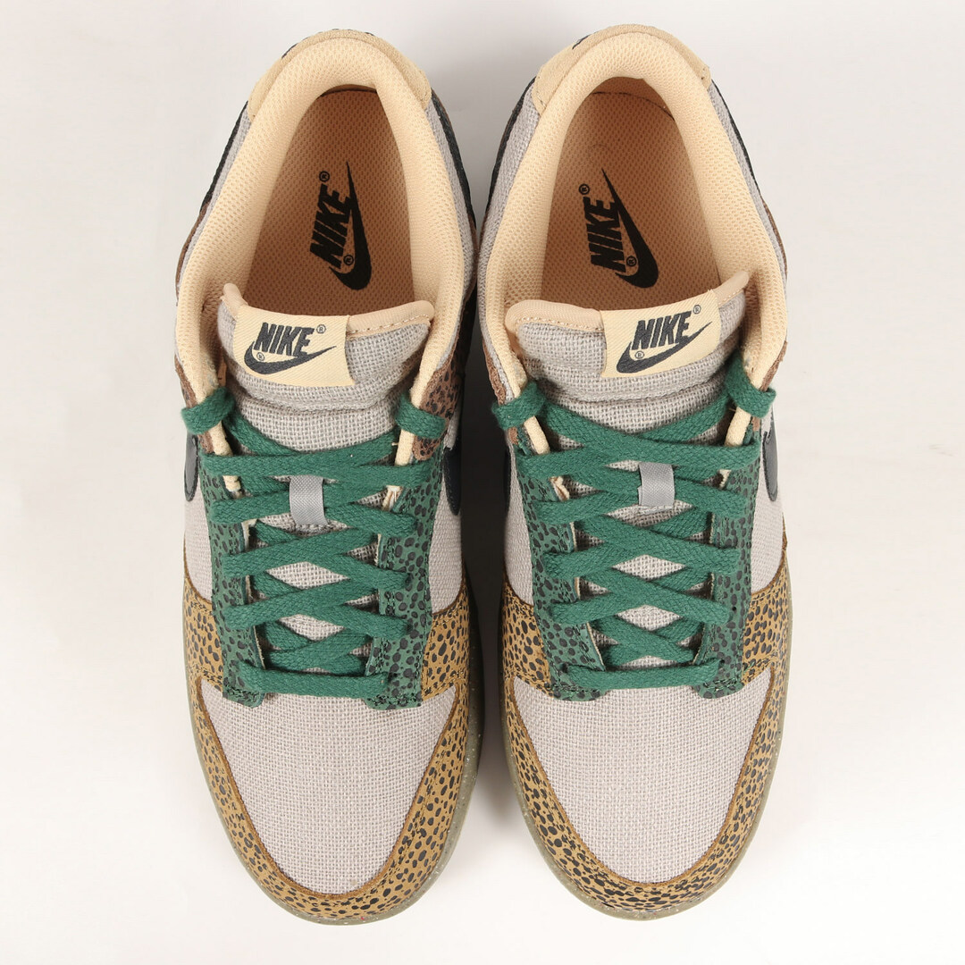 NIKE ナイキ サイズ:27.5cm DUNK LOW SAFARI GOLDEN MOSS (DX2654-200) 2022年 ダンク ロー サファリ ゴールデンモス カカオワウ オフノワール サイズ：US9.5 シューズ 靴【メンズ】