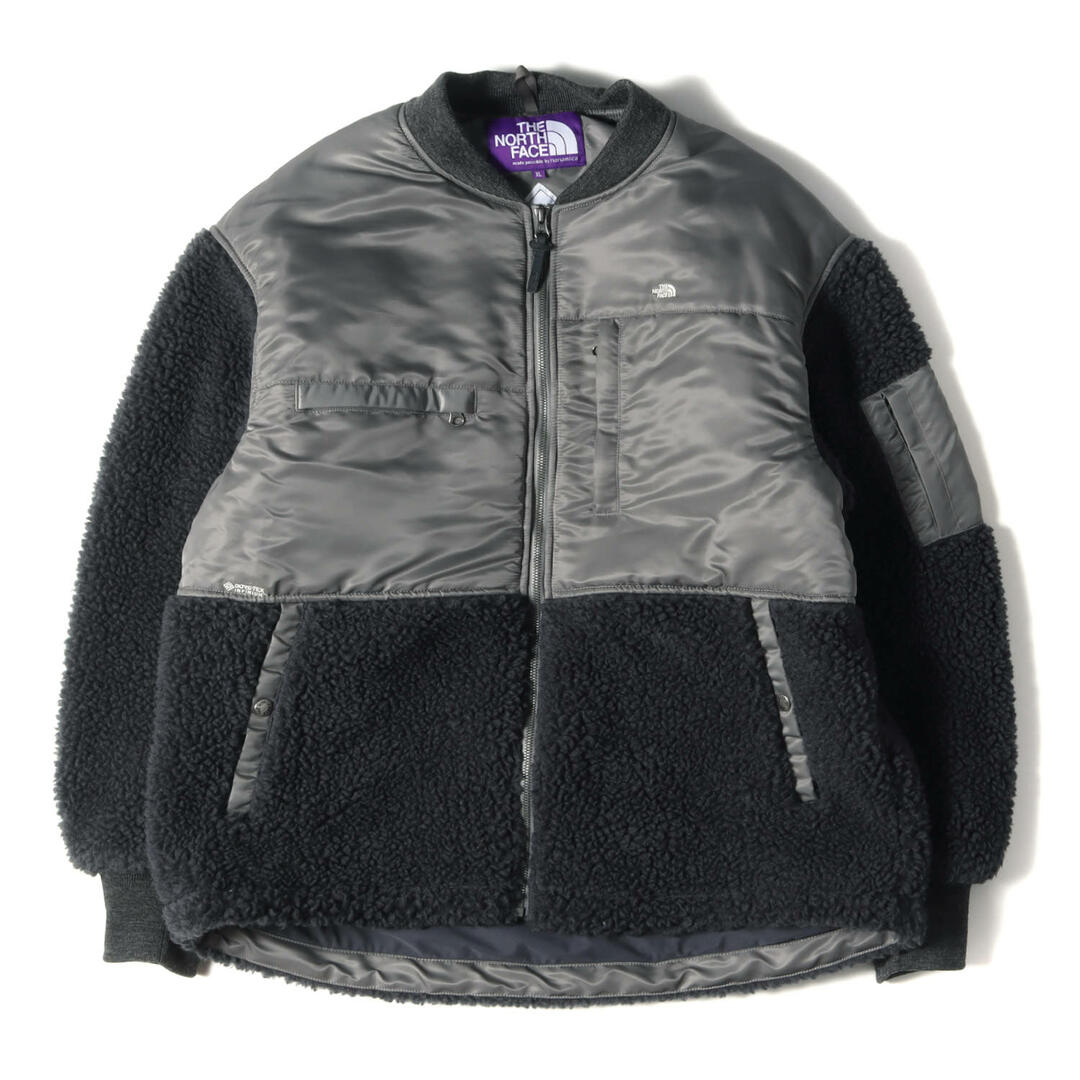 THE NORTH FACE PURPLE LABEL ノースフェイス パープルレーベル ジャケット GORE-TEX INFINIUM ウールボア フリース デナリジャケット Wool Boa Fleece Denali Jacket 21AW チャコール XL アウター ブルゾン 【メンズ】【美品】