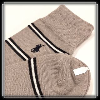 ポロラルフローレン(POLO RALPH LAUREN)のセール/訳有り/新品［ポロラルフローレン］メンズソックス　ポニー/ボーダー(ソックス)