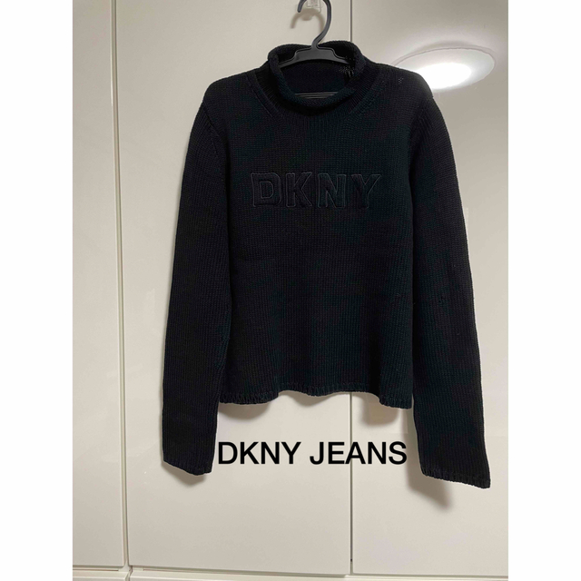 DKNY JEANS ニット セーター ロゴ ダナキャランニューヨークウィメン