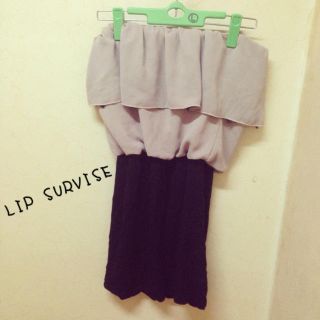 リップサービス(LIP SERVICE)のLIPSERVICE♡シフォンミニワンピ(チュニック)