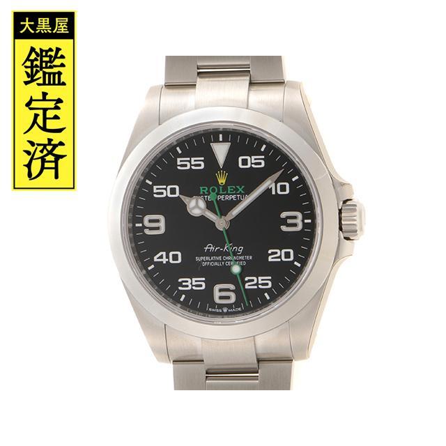 ROLEX - ロレックス　エアキング　126900　ブラック文字盤　SS　時計 【200】