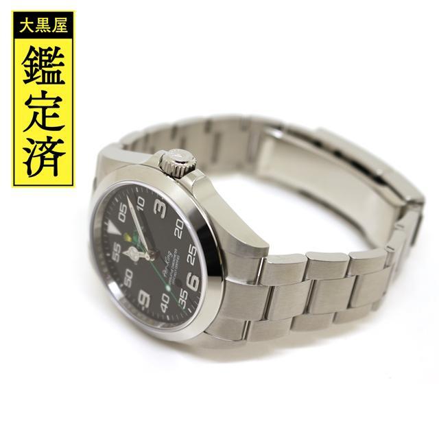 ROLEX(ロレックス)のロレックス　エアキング　126900　ブラック文字盤　SS　時計 【200】 メンズの時計(腕時計(アナログ))の商品写真