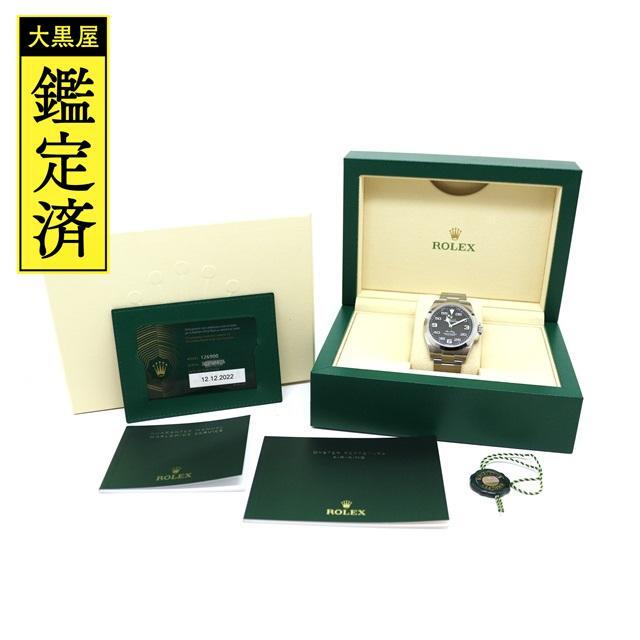 ROLEX(ロレックス)のロレックス　エアキング　126900　ブラック文字盤　SS　時計 【200】 メンズの時計(腕時計(アナログ))の商品写真