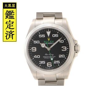 ロレックス(ROLEX)のロレックス　エアキング　126900　ブラック文字盤　SS　時計 【200】(腕時計(アナログ))