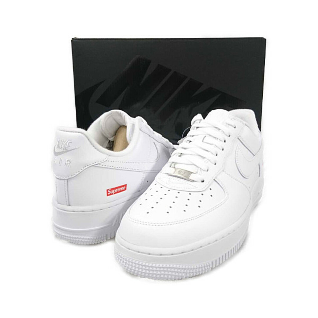 SUPREME×NIKE CU9225-100 AIR FORCE 1 LOW SP エアフォース シューズ ホワイト サイズUS9=27cm 正規品 / 29462