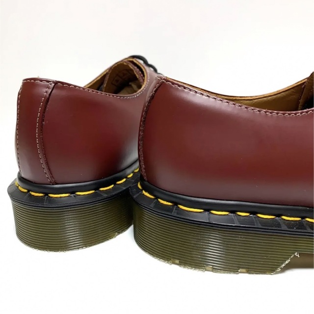 美品 英国製 コムコム × Dr.Martens レザー タッセル ローファー