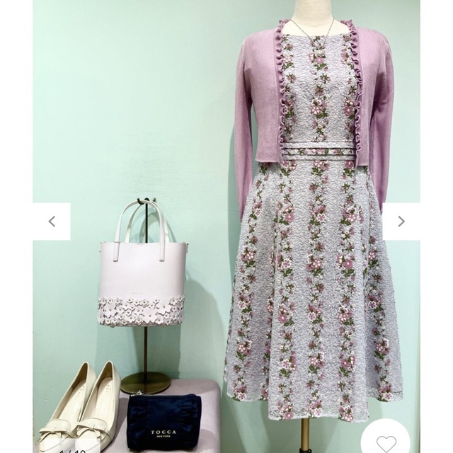 出荷 TOCCA トッカ ワンピースFRAGRANT BEAUTY ドレス comunidadaledar.org