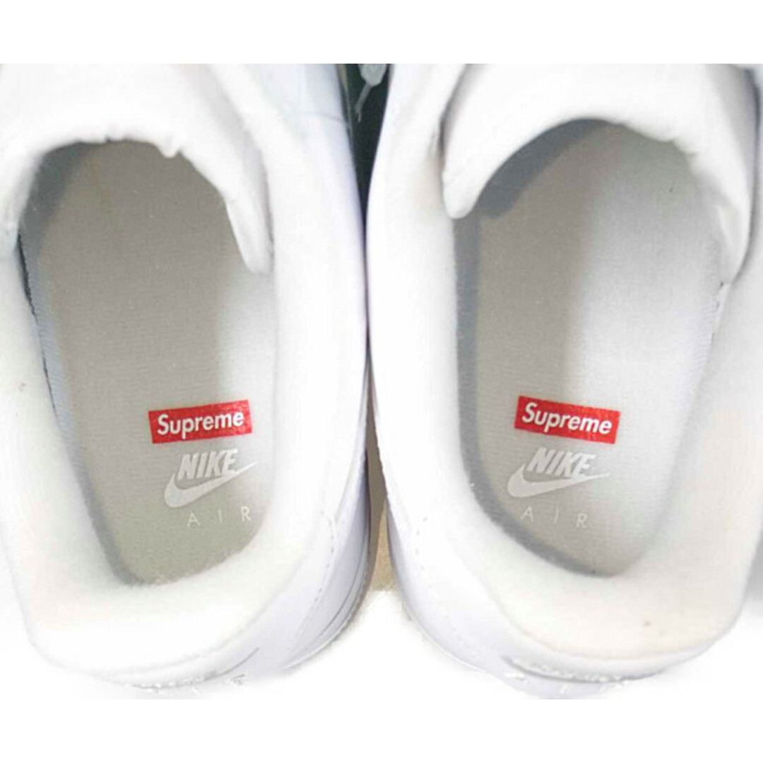 SUPREME×NIKE CU9225-100 AIR FORCE 1 LOW SP エアフォース シューズ ホワイト サイズUS9=27cm 正規品  / 29463