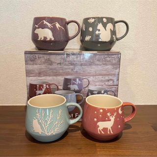 即日発送可【新品未開封】BAUM MUGS 4個セットーCOSTCO購入品 (食器)