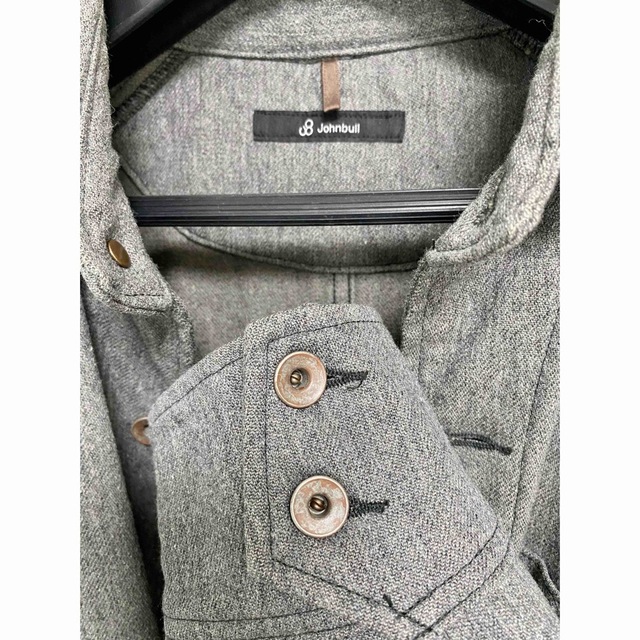 JOHNBULL(ジョンブル)のジョンブル(Johnbull) ステンカラーコート グレー メンズSサイズ メンズのジャケット/アウター(ステンカラーコート)の商品写真