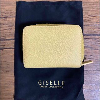 イエローミニ財布『GISELLE』(スキミング防止付)(財布)