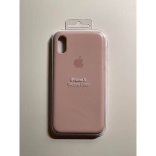 アップル(Apple)の【新品】純正 iPhone X / XS シリコンケース・ピンクサンド①(iPhoneケース)