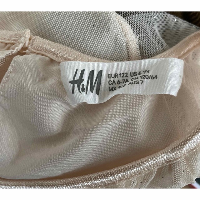 H&M(エイチアンドエム)のH&Mキッズドレス キッズ/ベビー/マタニティのキッズ服女の子用(90cm~)(ドレス/フォーマル)の商品写真