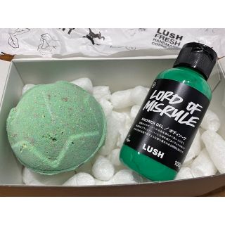 ラッシュ(LUSH)の★未使用品★LUSH  ロードオブミスルール　バスボム＆シャワージェル(ボディソープ/石鹸)