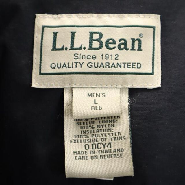 エルエルビーン ナイロンジャケット L 黒 L.L.Bean フード 中綿 メンズ   【230115】 7