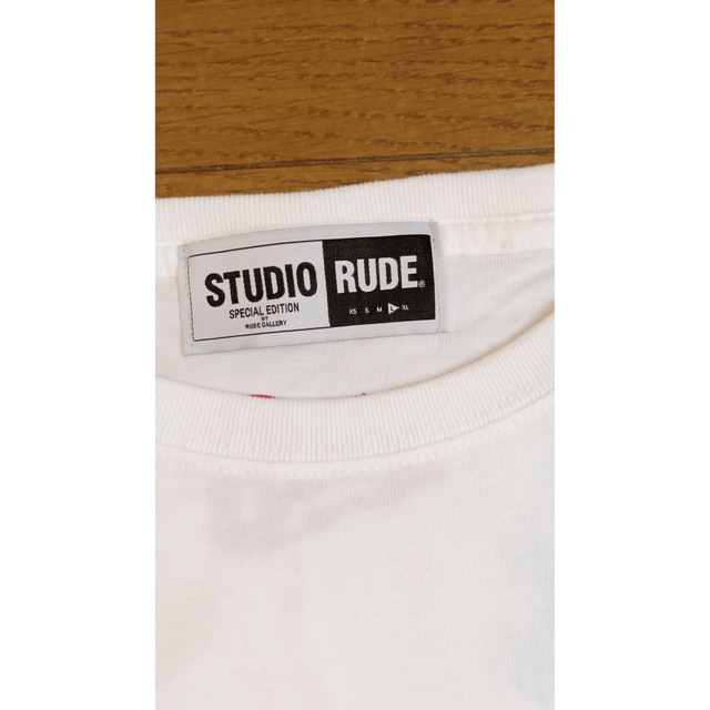 RUDE GALLERY(ルードギャラリー)のRUDEGALLERY ルードギャラリー　デビッドボウイTシャツ　ホワイト メンズのトップス(Tシャツ/カットソー(半袖/袖なし))の商品写真