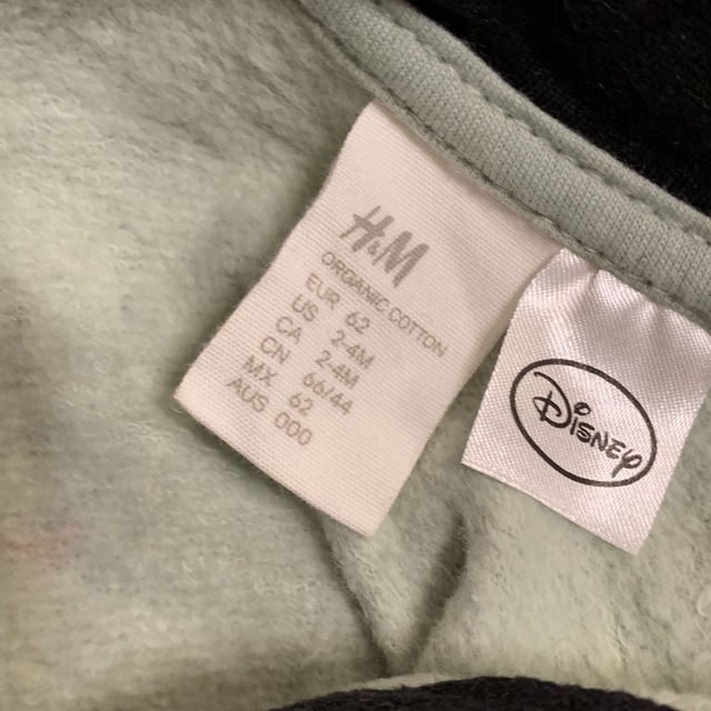 HM HM ミッキー セットアップ グリーン 60 ディズニーの通販 by ゆうこ H&M ミッキー 60センチ ズボン