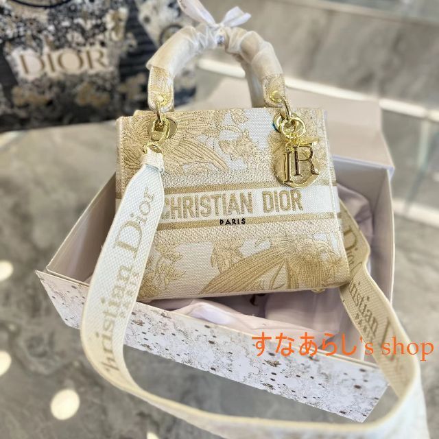 Christian Dior - 超スタイリッシュ❣️ディオール  LADY D-LITE ミディアムバッグ