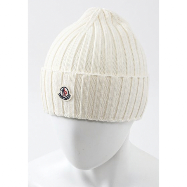 MONCLER(モンクレール)の1500円お値下げ！送料無料★美品　モンクレール　ニット帽 レディースの帽子(ニット帽/ビーニー)の商品写真