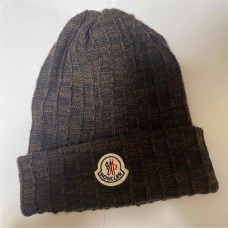 モンクレール(MONCLER)の1500円お値下げ！送料無料★美品　モンクレール　ニット帽(ニット帽/ビーニー)