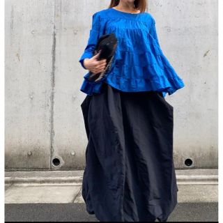Merlette マーレット BYWARD ギャザースリーブ ティアードドレス ご覧
