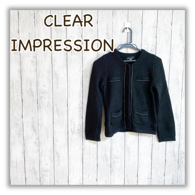 CLEAR IMPRESSION(クリアインプレッション)のクリアインプレッション/clear impression カーディガン Mサイズ レディースのトップス(カーディガン)の商品写真