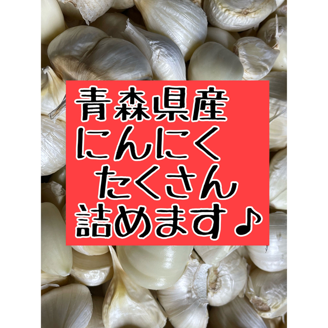 にんにく1kg以上〜青森県産ガーリックわけありにんにく