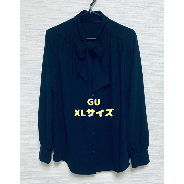 GU(ジーユー)のGU リボンブラウス レディースのトップス(シャツ/ブラウス(長袖/七分))の商品写真