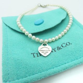 ティファニー(Tiffany & Co.)のティファニー リターン トゥ ハート パール ブレスレット VV12(ブレスレット/バングル)