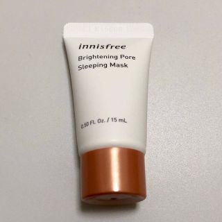 イニスフリー(Innisfree)の【新品】イニスフリー  ブライトニングポア スリーピングマスク　15mL(パック/フェイスマスク)