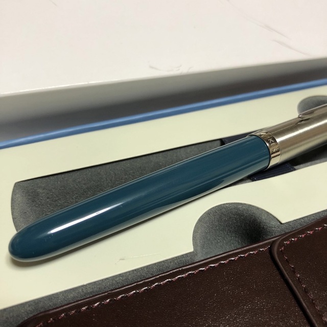 Parker - パーカー パーカー51 万年筆 コアライン ティールブルー ニブ