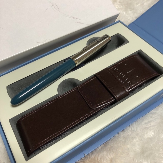 Parker - パーカー パーカー51 万年筆 コアライン ティールブルー ニブ