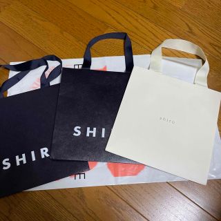 シロ(shiro)のSHIROショッパーセット(ショップ袋)