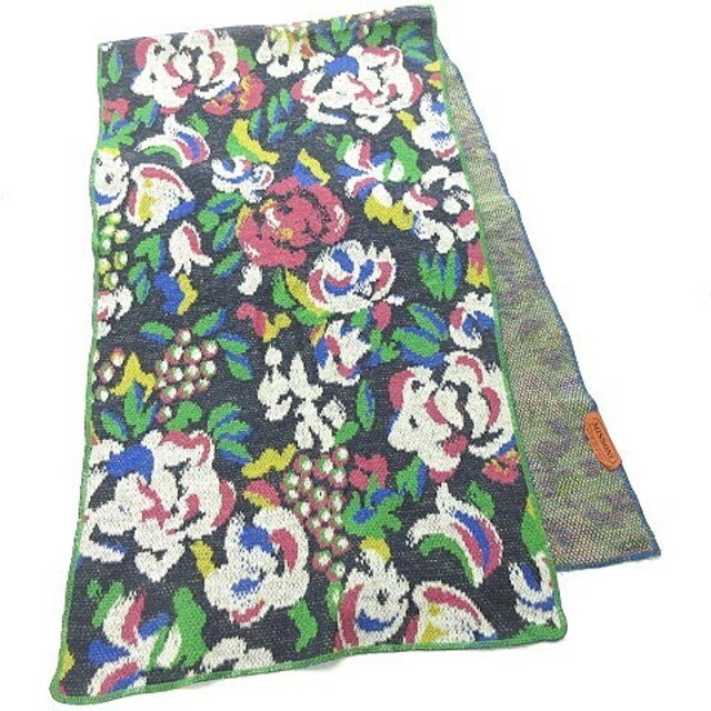 安心 保証 ミッソーニ MISSONI 花柄ジャガード マフラー ストール