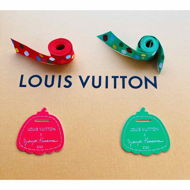 LOUIS VUITTON(ルイヴィトン)の限定品　Louis Vuitton ×草間彌生 ラッピングリボン２色セット　など レディースのファッション小物(その他)の商品写真