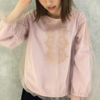 ページボーイ(PAGEBOY)のページボーイ チュールトップス 新品(シャツ/ブラウス(長袖/七分))